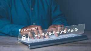 User Entering Password - Private Browsing Prevents Autofill Mishaps