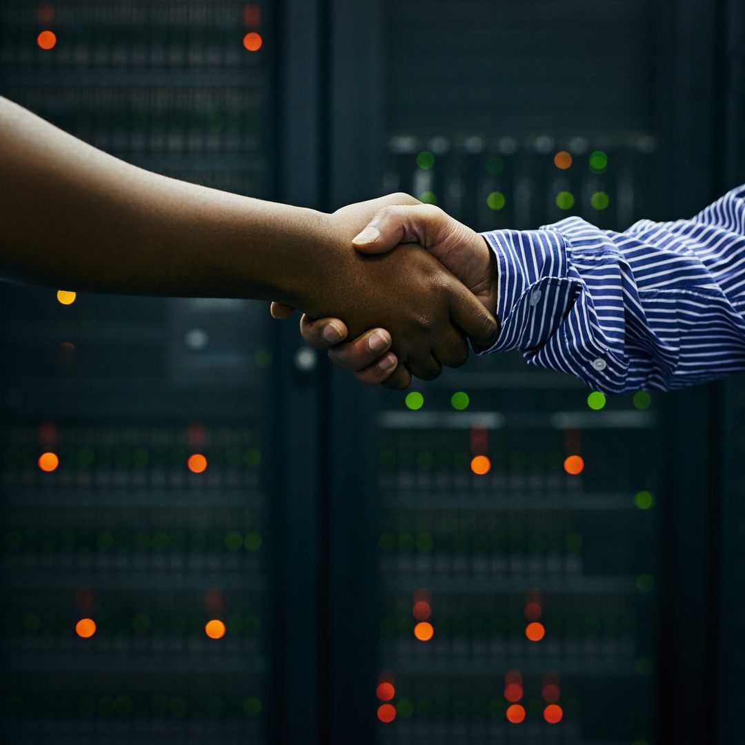 reliable it business solutions handshake 