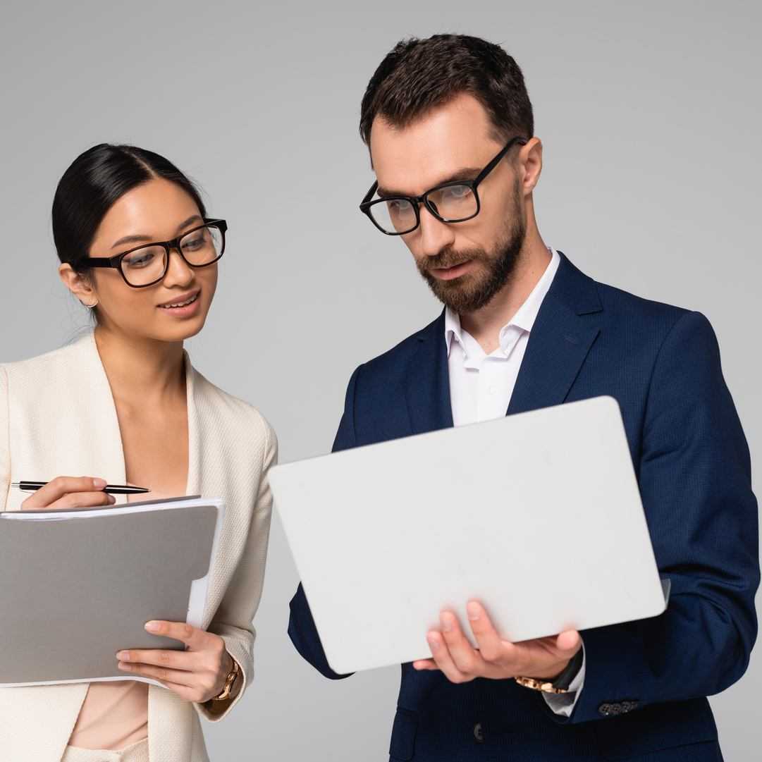 Business Professionals Collaborating