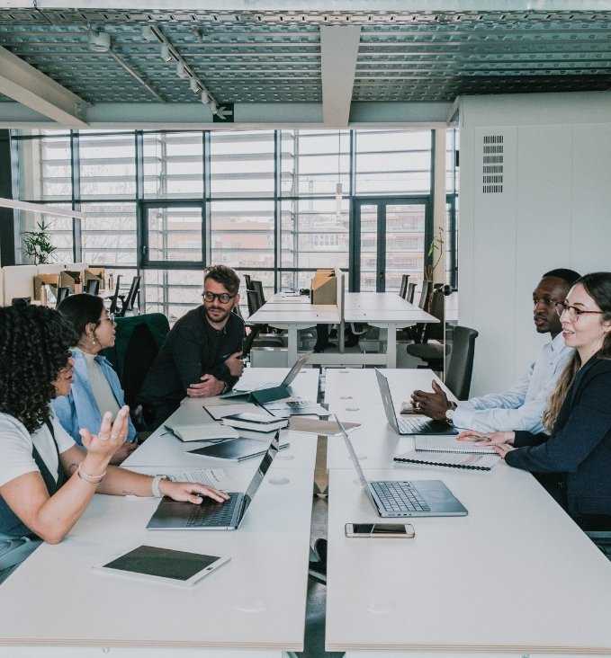 Business Professionals Collaborating