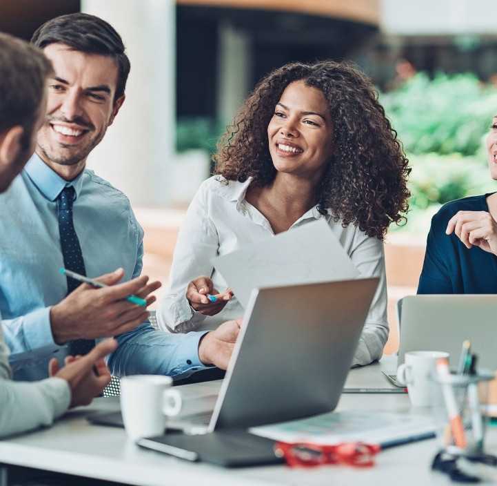 Business Professionals Collaborating