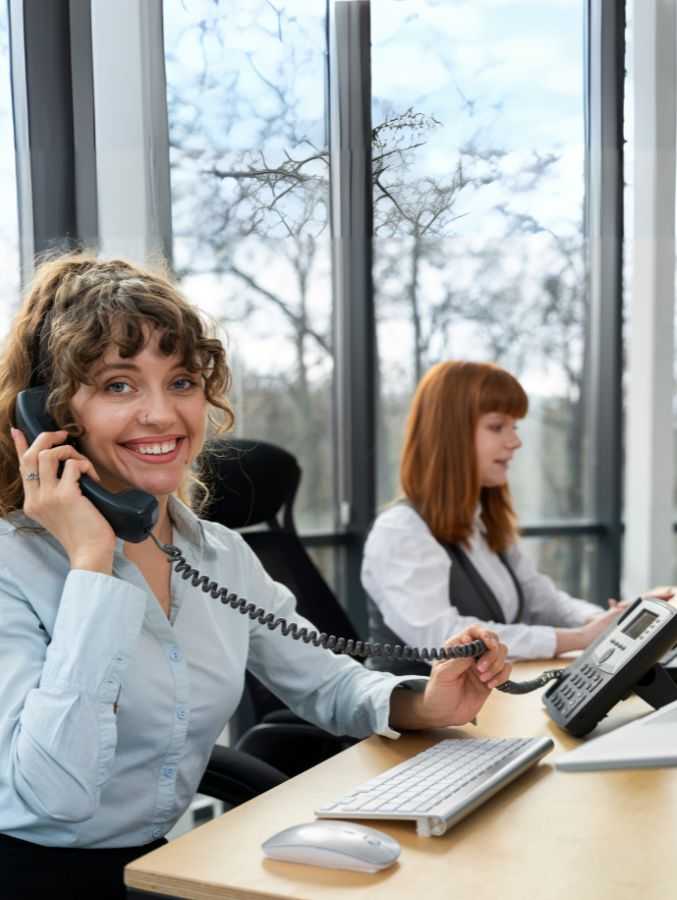 People Working Call Center