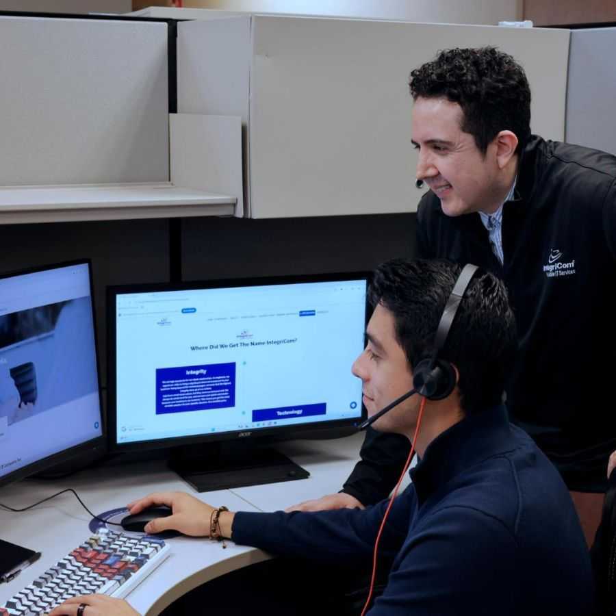 Business Professionals Smiling During Meeting