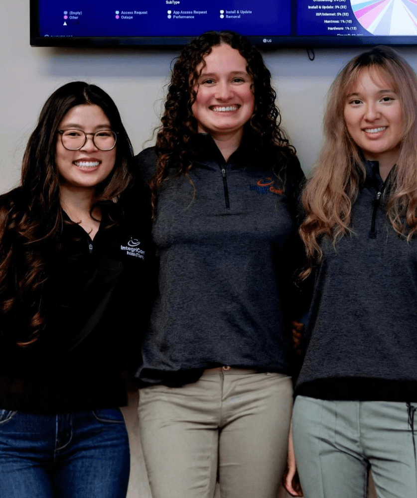 Three Professionals Discussing Business