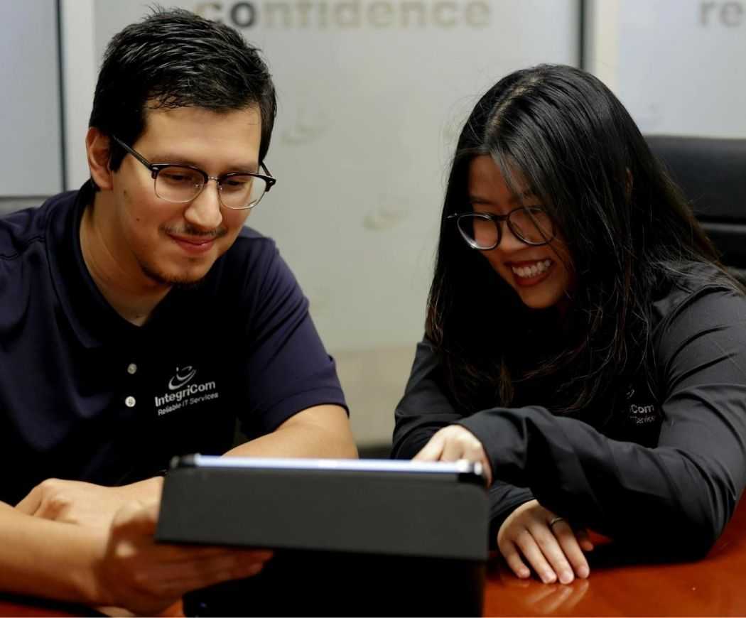 Business Professional Working On Laptops