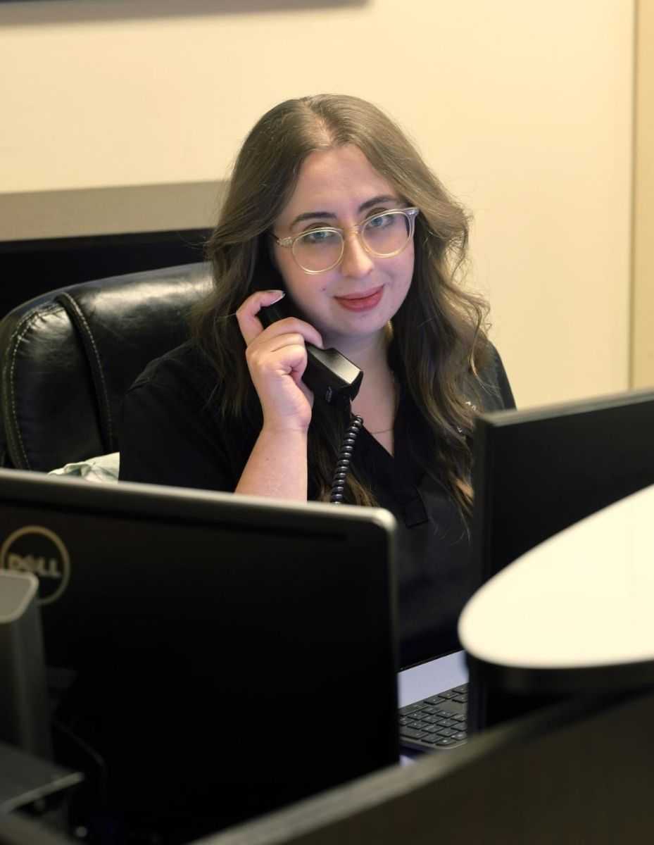 IT Support Representative Talking On Phone