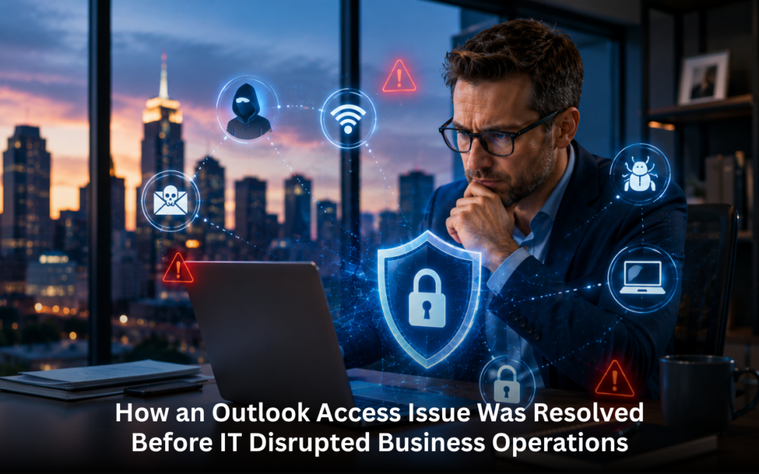 How an Outlook Access Issue Was Resolved Before It Disrupted Business Operations