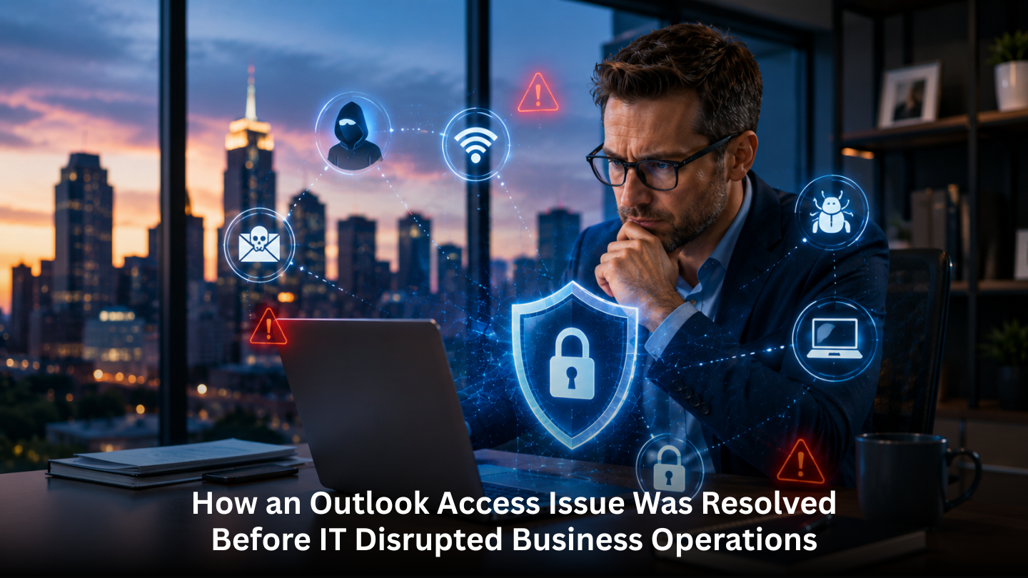 How an Outlook Access Issue Was Resolved Before It Disrupted Business Operations