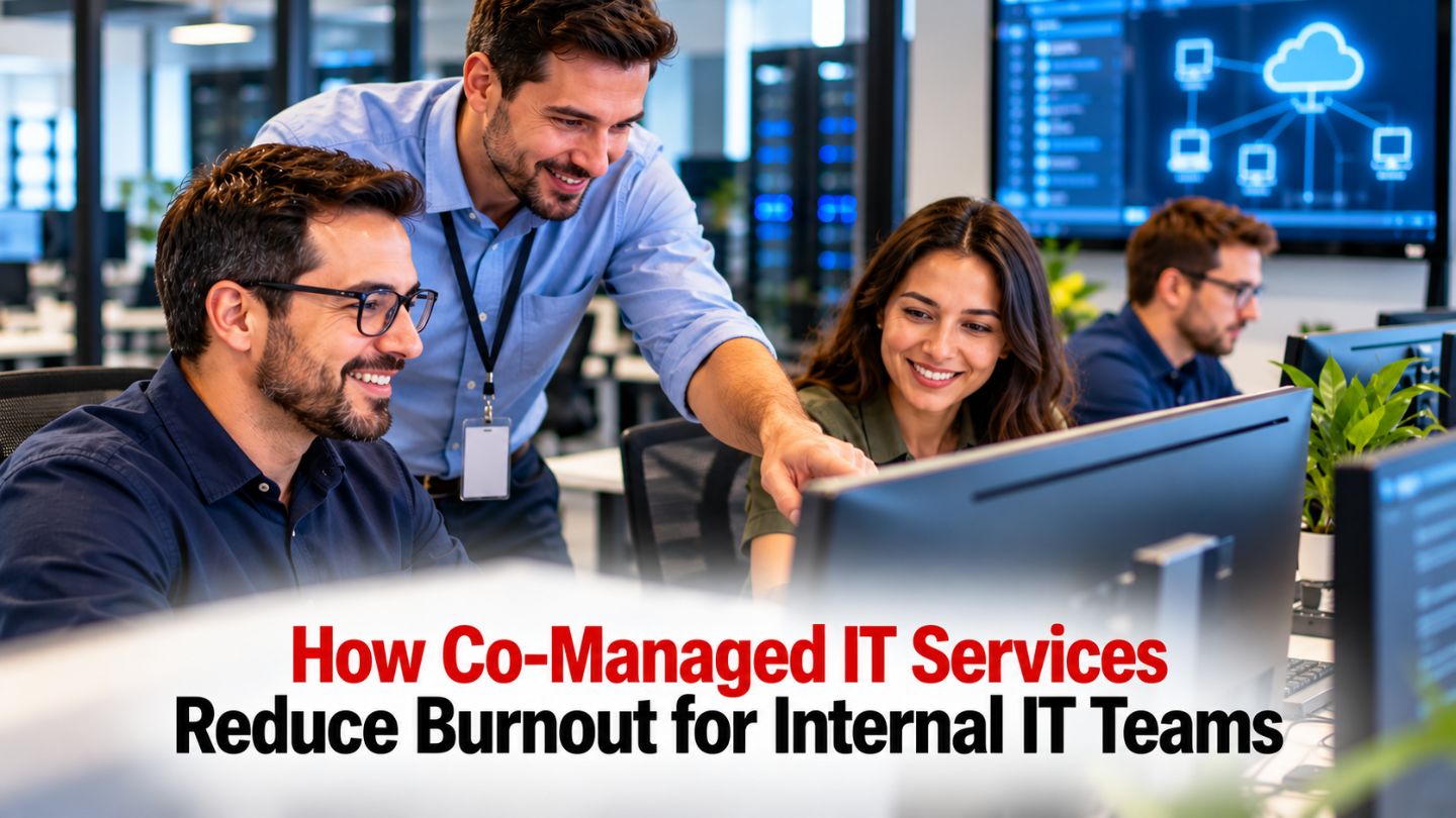 How Co-Managed IT Services Reduce Burnout for Internal IT Teams